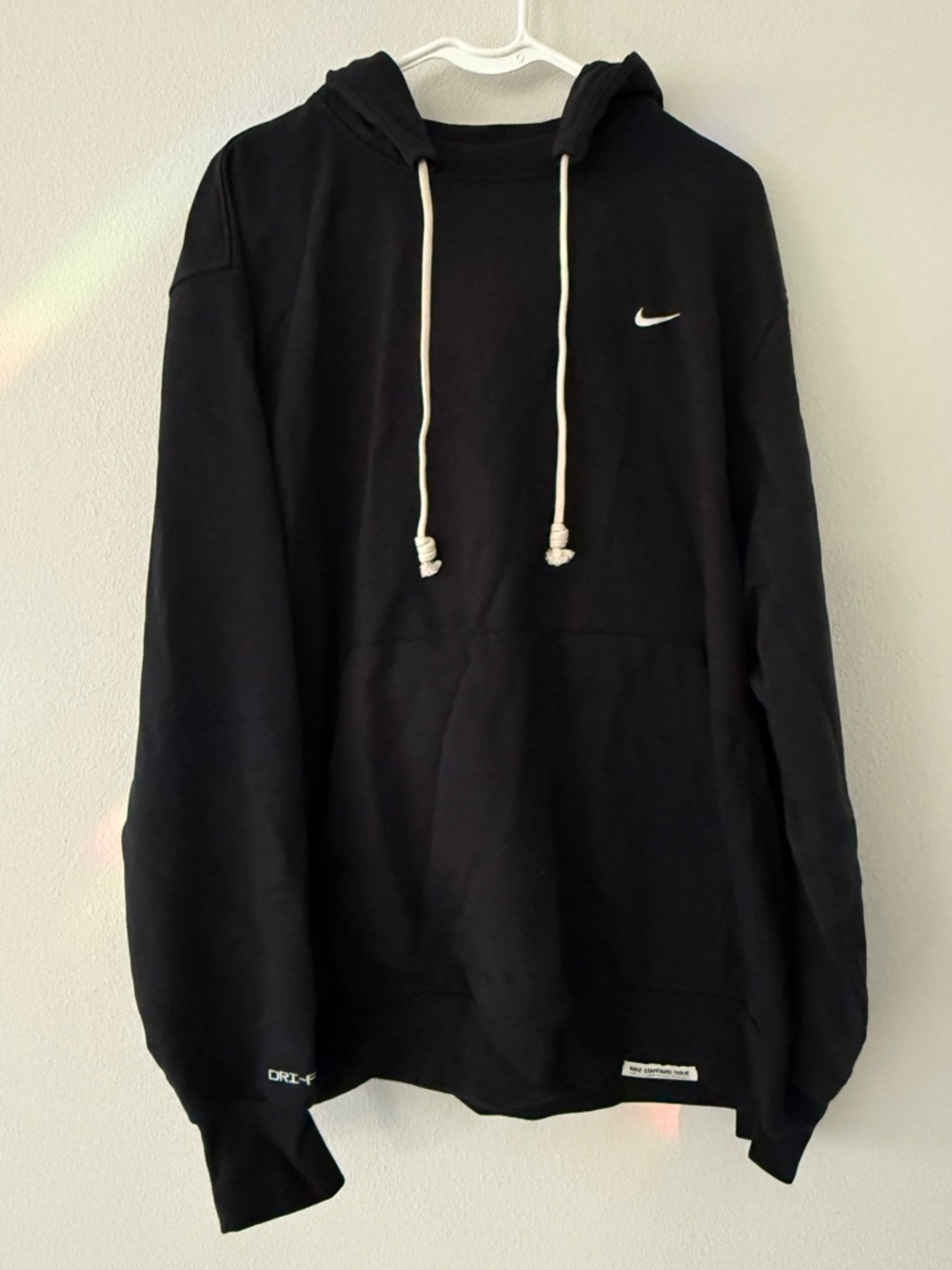 LIKE NEW Nike Dri-Fit Standard Issue Hoodie Sweatshirt Black Men’s Large Tall LT - Picture 15 of 15